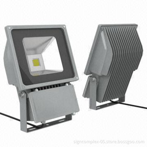 70W LED Flood Lights with 70W Integrated High-powered (COB) and High Utilization of Power, >0.9 PF